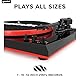 Gemini TT-900 - RED | Plattenspieler mit Soundsystem - Bluetooth - Komplettsystem