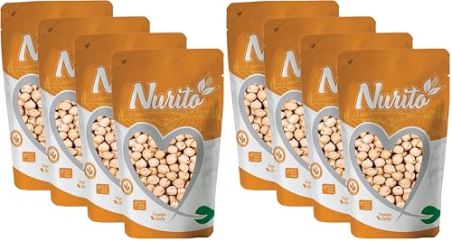Image of Nurito Kabuli Chana 1000g (500g X 2) - Traditional Chole for Traditional Indian Dishes Like Chhole Bhature, Chole Masala, Tikkis, Pulao & Chaat | Whole White Chickpeas (Pack of 2)