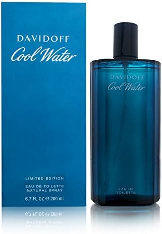 Davidoff Cool Water Eau de Toilette Spray for Men, 6.7 Fluid Ounce