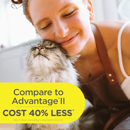 TevraPet Actispot II Flea Treatment for Small and Medium Cats 5-9 lbs | 6 Doses | Powerful Prevention and Control, Clear - Image 3