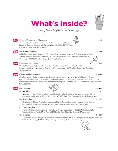 Image of Arihant All in One Science Class 10 for CBSE Exam 2026-27 | NCERT Based Complete Theory, Practice Exercises, CBQs, A-R, Sample Papers & Mind Maps | Revised Edition as per Syllabus