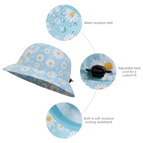Image of BASSDASH UPF50+ Fishing Bucket Hat for Men Women Lightweight Water Resistant Packable Outdoor Summer Sun Hats FH13