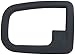 Dorman 95121 Interior Door Handle Bezel Compatible with Select BMW Models, Textured Black