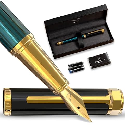 Ellington Luxury Fountain Pen Set with Ink Cover