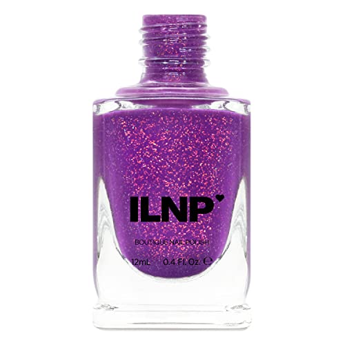 Image of ILNP Paisley - Dark Magenta Holographic Shimmer Nail Polish