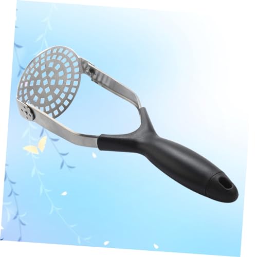 Kartoffelstampfer, Knoblauchpresse, Edelstahl, Karottenpresse, Kartoffelstampfer, Kartoffelpresse, Stampfer, Ton, Süßkartoffel (Color : As Shownx2pcs, Size : Mediumx2pcs)