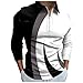 Langarmshirts für Herren Sommer Männer Mode Lose Reißverschluss 3D Digitaldruck Langarm Top T Shirt Shirt Top Uhr Jungen 12 Jahre