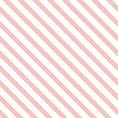 Image of DWELLSINDIA Coral Diagonal Striped Self Adhesive Wallpaper Waterproof, Scratch Resistant, Laminated 41x244 cm