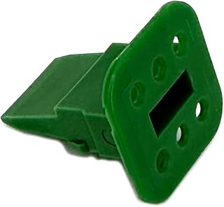 Grasshopper Mower 6 Way Deutsch Wedgelock, 184963, Fits All DT06-6S Plugs Mower, Thermoplastic, Green, Robust Seal with a High Degree of Environmental Protection