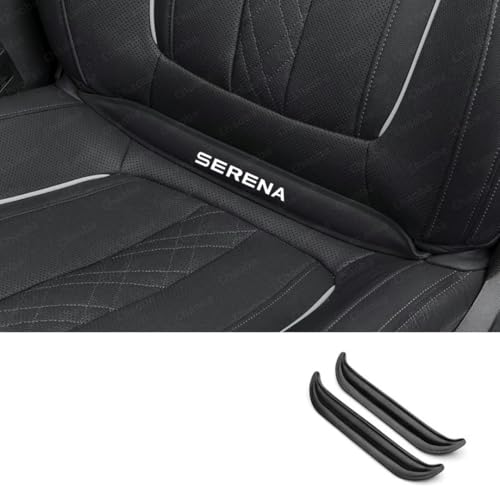 セレナ SERENA 車シート隙間パッド 車のシートクッションと背もたれの隙間を埋めます 車用隙間パッド シート隙間ストリップ カー用品 便利グッズ 内装アクセサリーに最適 2個入り (黒, セレナ SERENA)