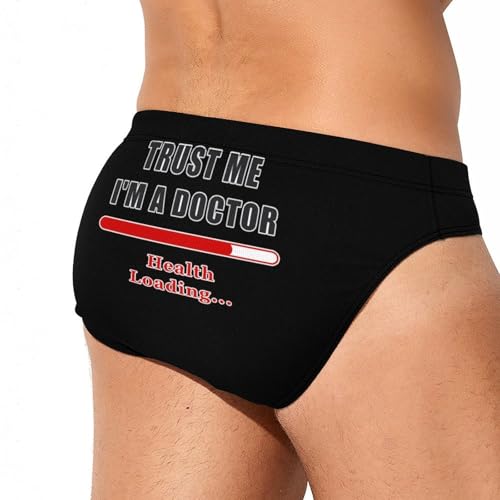 Trust Me I'm A Doctor Men's Swimwear Trunks Swimsuit Briefs Boxers Underwear Low Waist3