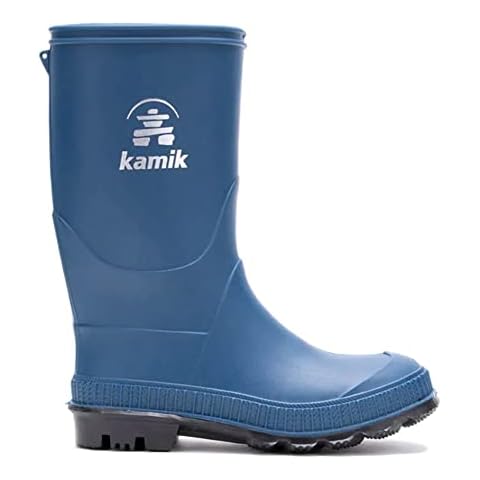 Kamik Stomp Light Navy Rain Boots for Boys Cover