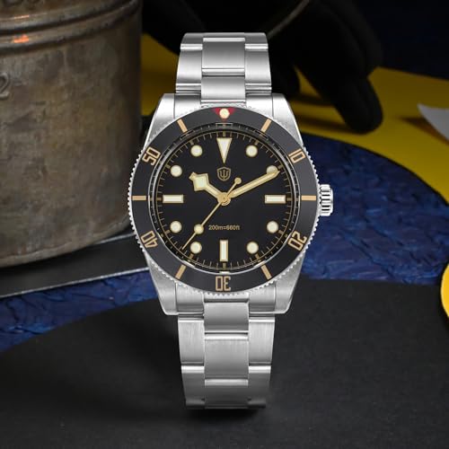 Image of watchdives VH31 Quartz Watches, WD7922 BB54 Mens Watch 37mm Sapphire Crystal Luxury Wrist Watch 20Bar Diver Watches Analog Luminous Watch