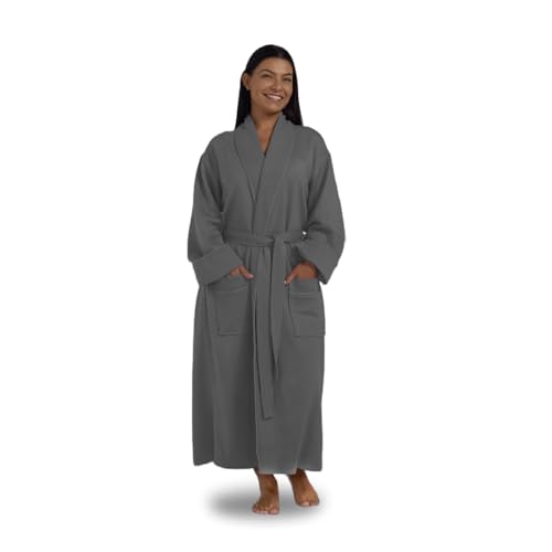 Boca Terry Women's Soft Waffle Knit Robe, Long...