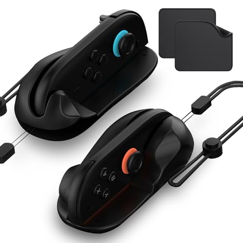 Accesorios Switch 2 2025 para jugar en modo sobremesa con el pack doble de agarres NCIWAN