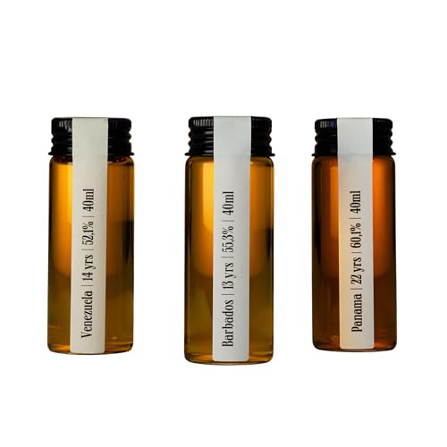 ONE RUM COLLECTION TASTING-SET | 3 x 40 ml | 22 años Panamá | 14 años Venezuela | 13 años Barbados