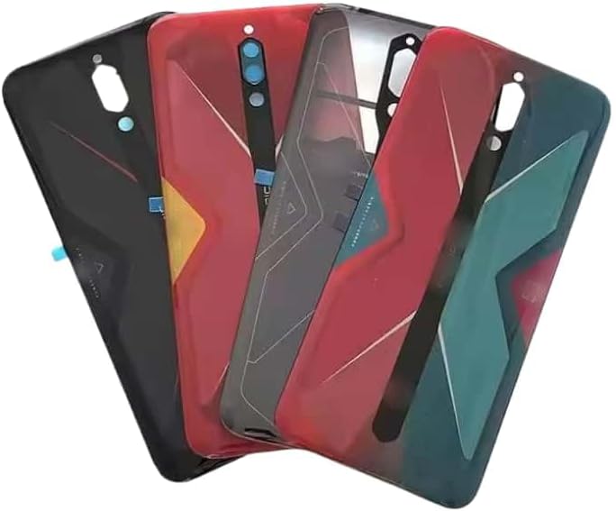 YOOOKOOO Compatible Rear Back Cover for ZTE Nubia Red Magic 5G – Battery Door Housing Replacement Part (RedBlue)