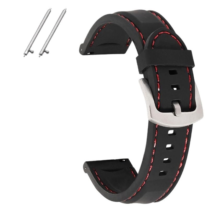 Bracelet de montre étanche sport en silicone à libération rapide
