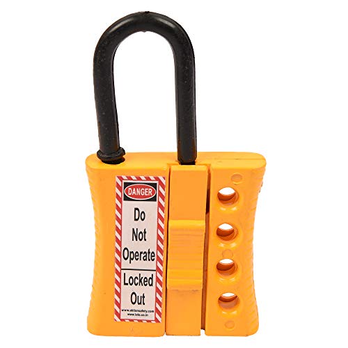 Image of Lockout HASP De-Electric AK-SLDH-75Y Lock and hold (Pack of 2)