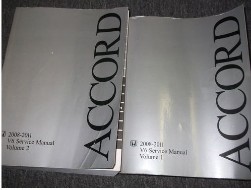 2011 Honda Accord V-6 V6 Models Workshop Service Shop Repair Manual Set
