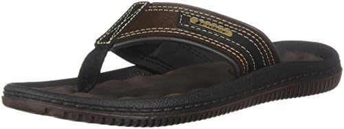 Rider Men's Drift II Flip Flop Sandal Brown Bla 7 M US