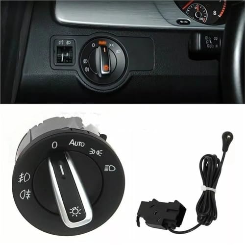 Bouton de phare pour Golf et plus interrupteur de commande d'éclairage avant auto - 3