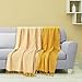 EHC Luxury Throws for Sofa Cover Couch Blanket Pack of 2, Yellow Throw -125x150cm EHC Luxury Throws for Sofa Cover Couch Blanket Pack of 2, Yellow Throw -125x150cm
