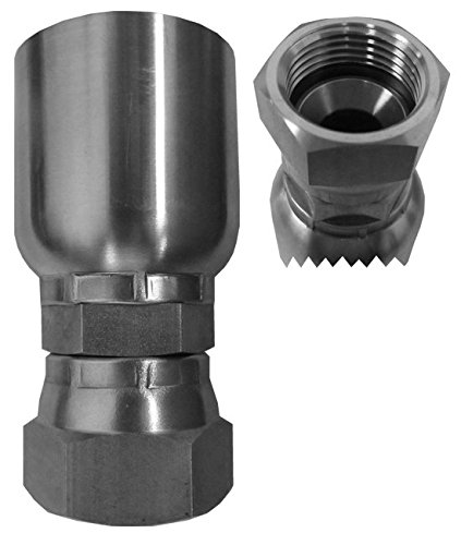 Parker10643-12-8 Female Swivel Adapter 3/4 JIC X 1/2 Hose Steel
