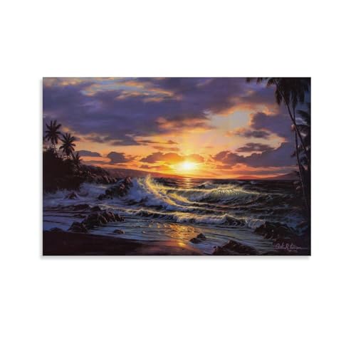 Impression sur toile anti-reflet pour relooker une decoration murale moderne de chambre