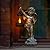 MININOVA Angel Statues Garden with Solar Lantern Outdoor Cherub Decorations Patio Yard Lawn Ornaments Housewarming Gifts for Mom Grandma Women