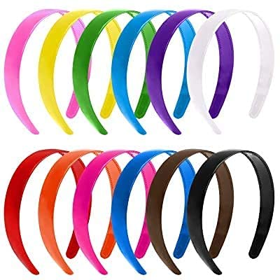 Duomus Set of 12 Plastic Hair Bands for Girls - Multicolor (B08CBB283K) Amazon Price History, Amazon Price Tracker