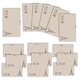 LOE(ロエ) 【日本企画】 RFID カードケース 磁気 スキミング 防止 クレジットカード マイナンバー & 通帳 サイズ (エッフェル柄 ベージュ)