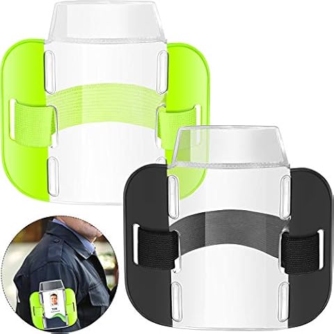 2 Pieces High Visibility Arm Badge Holders Cover