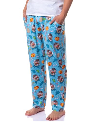 Mr. Potato Head Men's Pajama Pants – Dress Up Tossed Print Adult Sleepwear Lounge Bottoms - Main Image