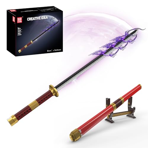 Sandai Kitetsu Mould King 10259 kit d'épée d'anime et sabre de cosplay de 1832 pièces