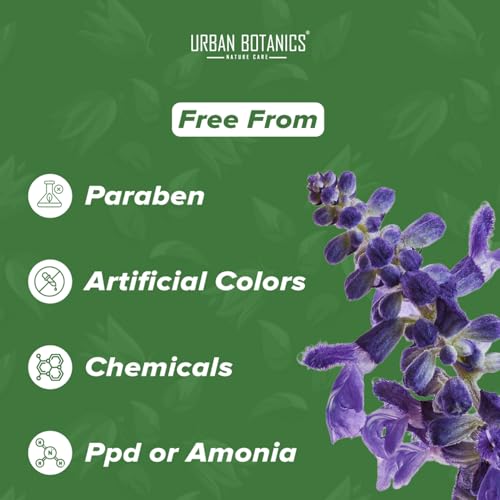 Image of UrbanBotanics 100% Raw & Natural Indigo Powder for Natural Hair Color, Organic & Chemical-Free, For Men & Women, 200g