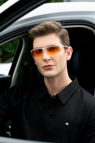 Image of 99.9% Blue Light Blocking Glasses, AR Coating, Computer Screens Gaming for Men Women, Stop Eyestrain, Better Sleep