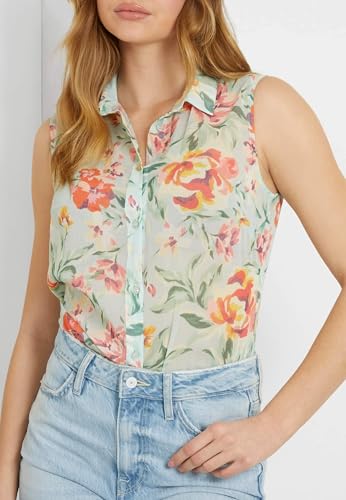 Image of Womens and Girls Polyester Regular Fit Shirt || Short Sleeve Shirts Stylish Western Tops|