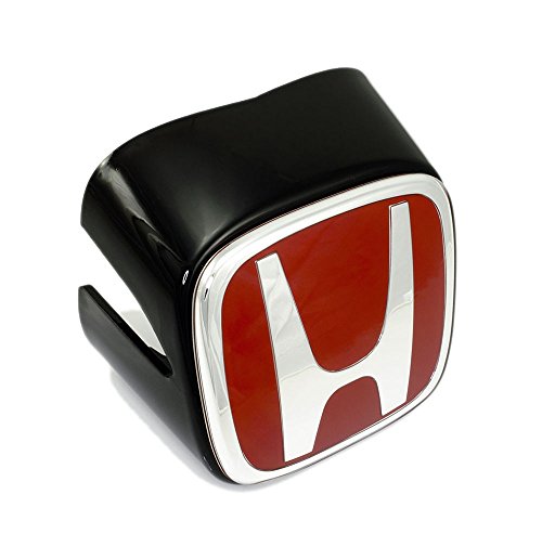 Genuine RED Honda H FRONT BADGE Emblem with BLACK HOUSING Base for Honda Acura Integra RSX Type R DC5 JDM 02 03 04 2002 2003 2004