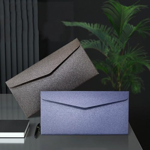 Enveloppes de mariage raffinées 21,8 x 10,2 cm à rabat en V