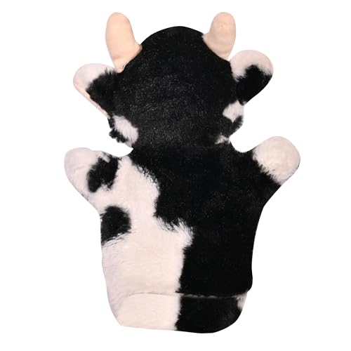 Image of Besties Cow Hand Puppets for Kids - Soft Hand Puppets for Kids, Story Telling Puppet for Kids, Hand Puppet Toy, Plush Animals Hand Puppet Toys, Fun Play Learning Toys - (Cow Black)