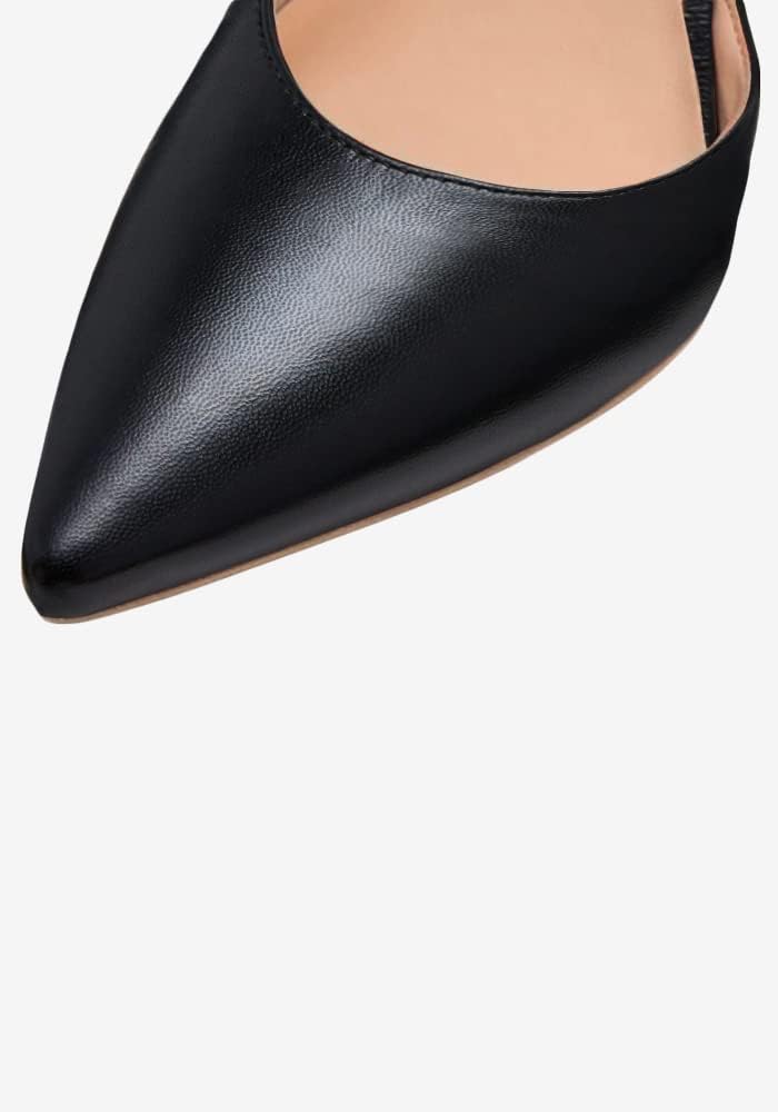 Juliet Holy Womens Pumps Point Closed Toe Heels Buckle Ankle Strap D'Orsay Heeled Sandals - Image 6