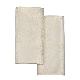 Celebright Christmas Pack of 6 Napkins - Square 17 x 17 Inches (43 x 43 cm) - Ideal Xmas Dinner Table Decorative Settings - Metallic Blizzard Snowflake Embossed Design - Cream & Metallic Gold - Image 3
