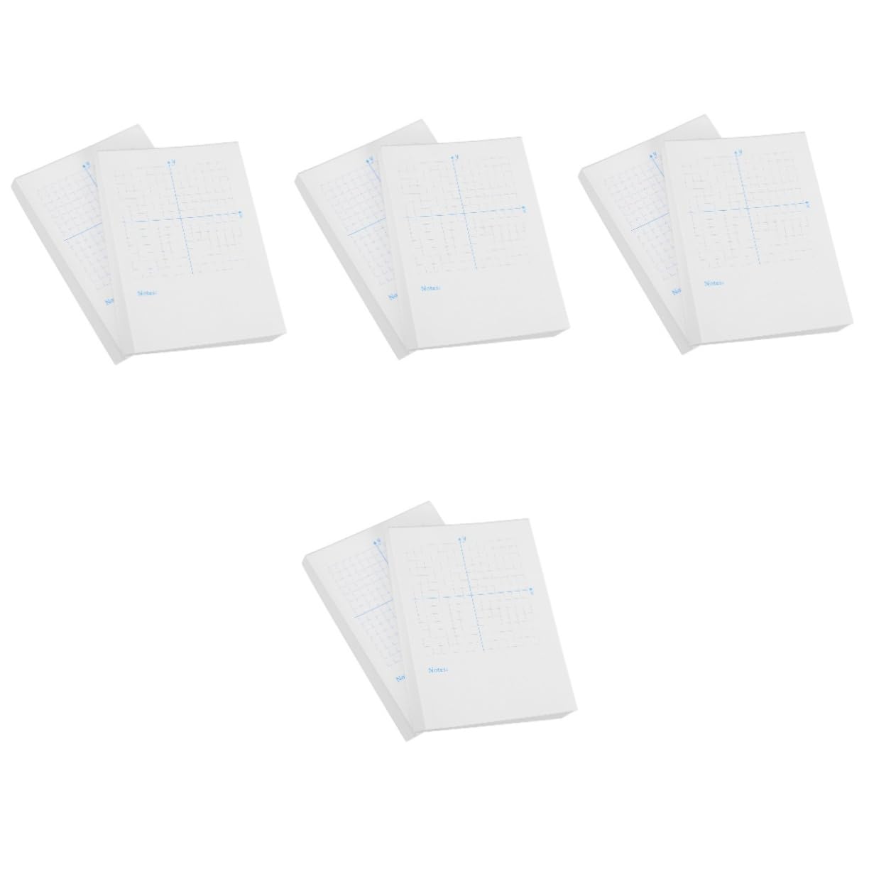 Artibetter 4 Pièces Cahier de Graphes Xy Mathématique pour Coordonnées Axiales Pratique et Polyvalent pour Étudiants