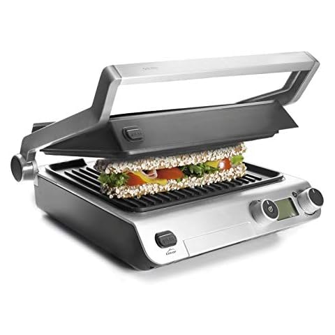 Parrilla eléctrica Lacor Grill Abatible PRO con Doble Zona de Cocción Cover