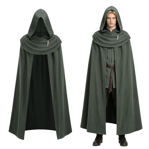 Cape médiévale pour homme et femme maxToonrain costume de la Renaissance