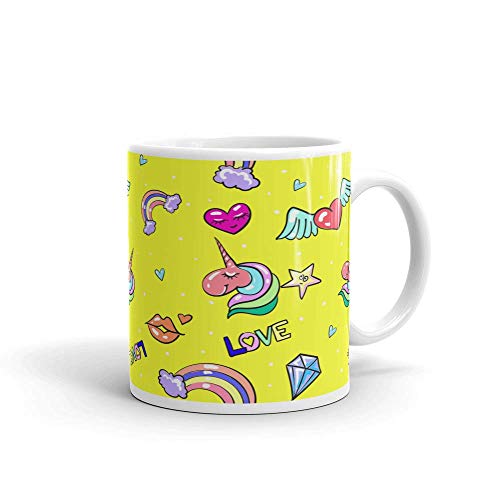 Image of Printed Coffee Mug for Gifting Loved Ones On Occasions |Christmas | New Year | Valentined Day Ceramic 350ml-1piece | M12