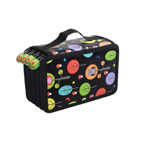 SANON Federmäppchen, Mäppchen mit 4 Ebenen, 72 Fächern...