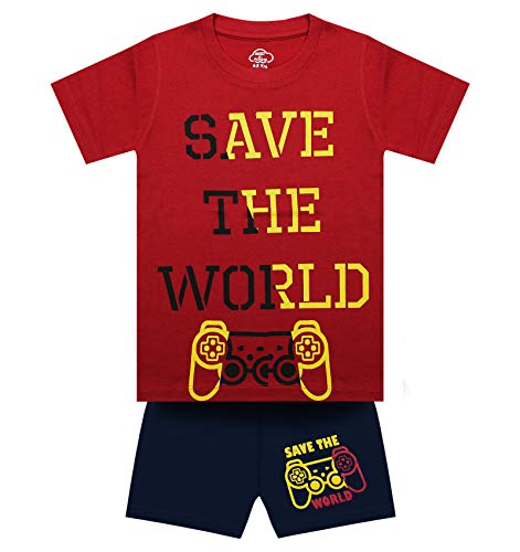 Image of MIST N FOGG Boys Cotton Half Sleeve Tshirt & Shorts Set of 2