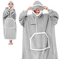 UNIQUE EYE MASK DESIGN: The Eye Mask design of this oversized blanket hoodie allows you to easily rest in many bright environments and occasions, such as in a room with the curtains drawn during the day, in front of a TV playing a program, on an airp...